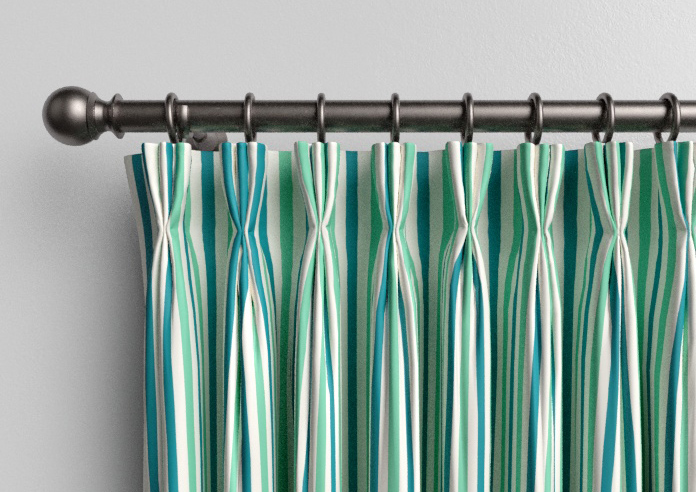 The British Stripe Co. Catherine, Blackpool No.1 - Made to Measure Curtains - Image 11